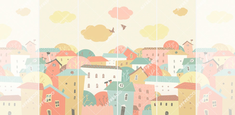 Панно Affresco Сказки OF619-COL4 2x2,68 м