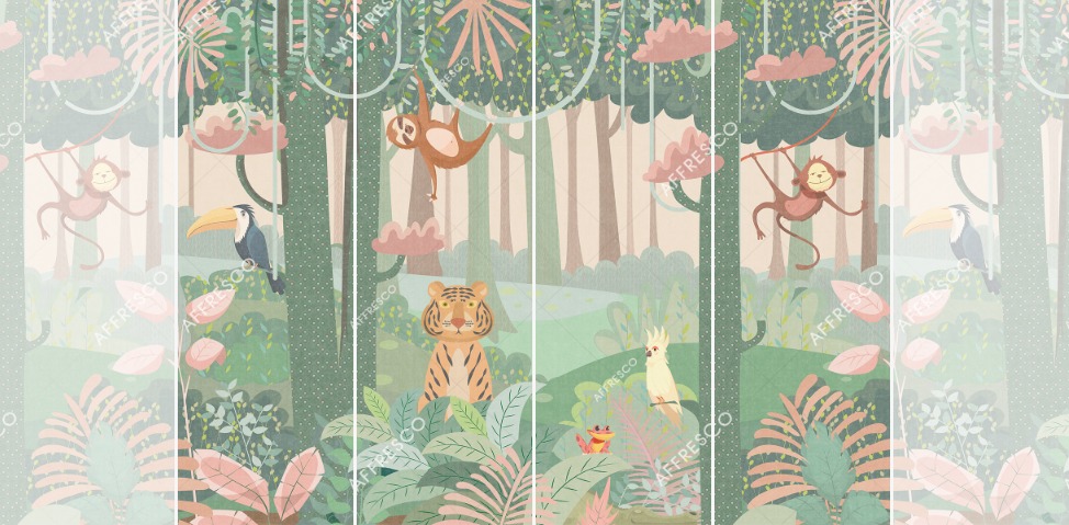 Панно Affresco Сказки ZK617-COL1 2x2,68 м