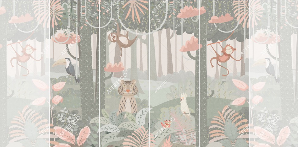 Панно Affresco Сказки ZK617-COL2 2x2,68 м