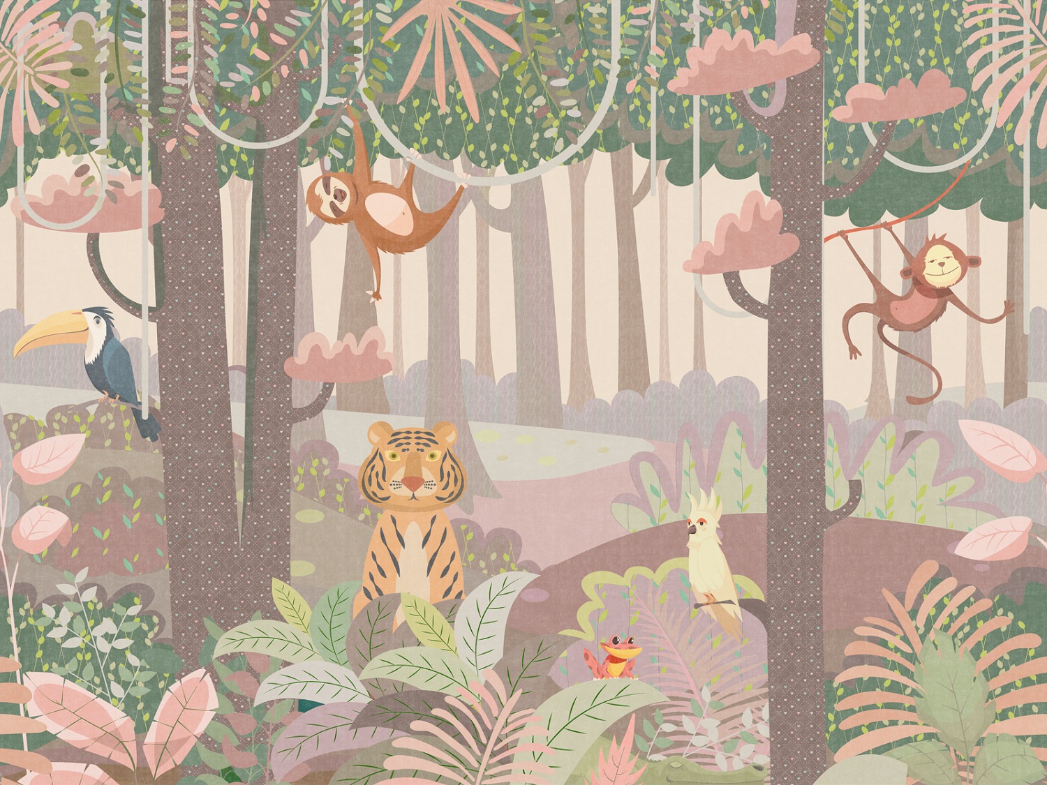 Панно Affresco Сказки ZK617-COL3 2x2,68 м