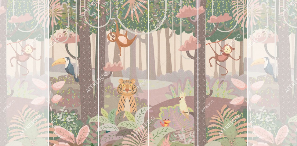 Панно Affresco Сказки ZK617-COL3 2x2,68 м