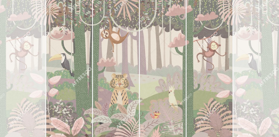 Панно Affresco Сказки ZK617-COL4 2x2,68 м