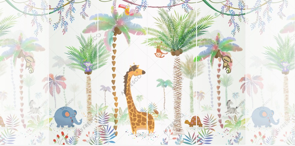 Панно Affresco Сказки ID689-COL1 2x2,68 м