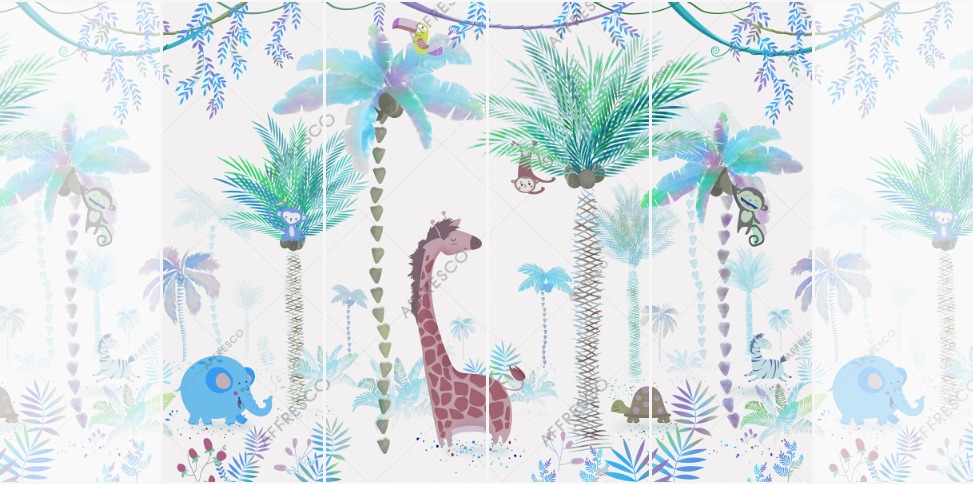 Панно Affresco Сказки ID689-COL3 2x2,68 м