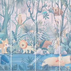 Панно Affresco Сказки AB614-COL3 2x2,68 м