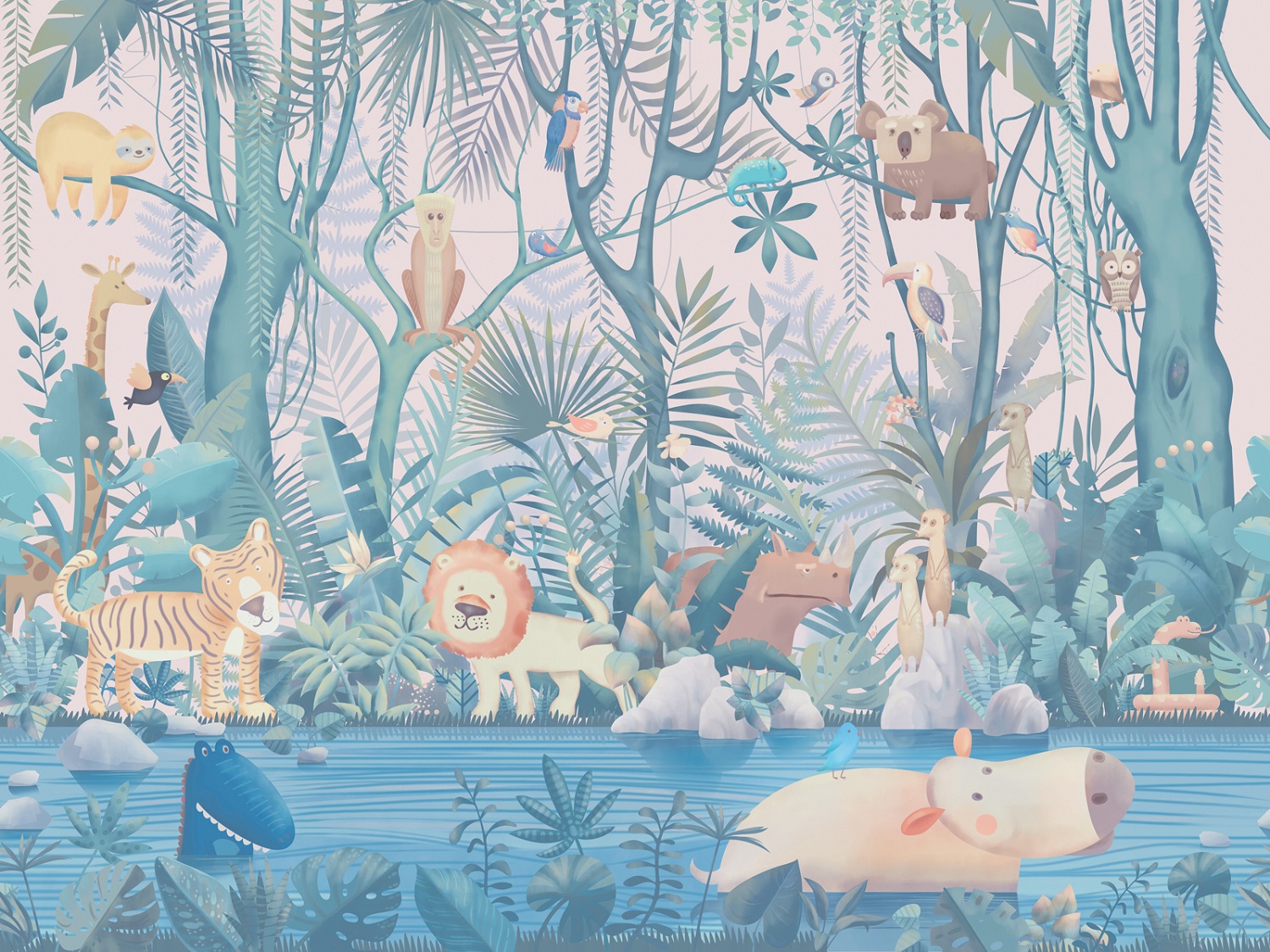 Панно Affresco Сказки AB614-COL3 2x2,68 м