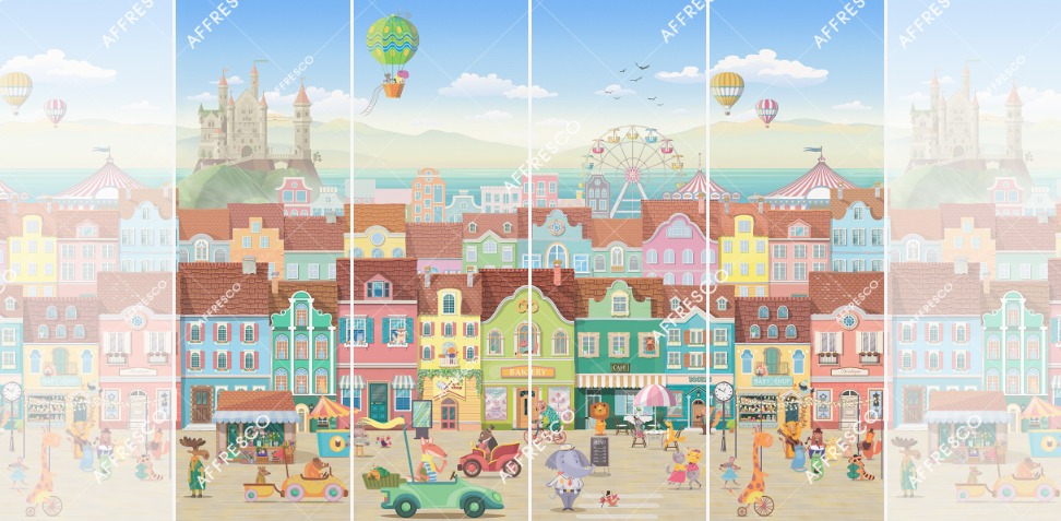 Панно Affresco Сказки ZK673-COL1 2x2,68 м