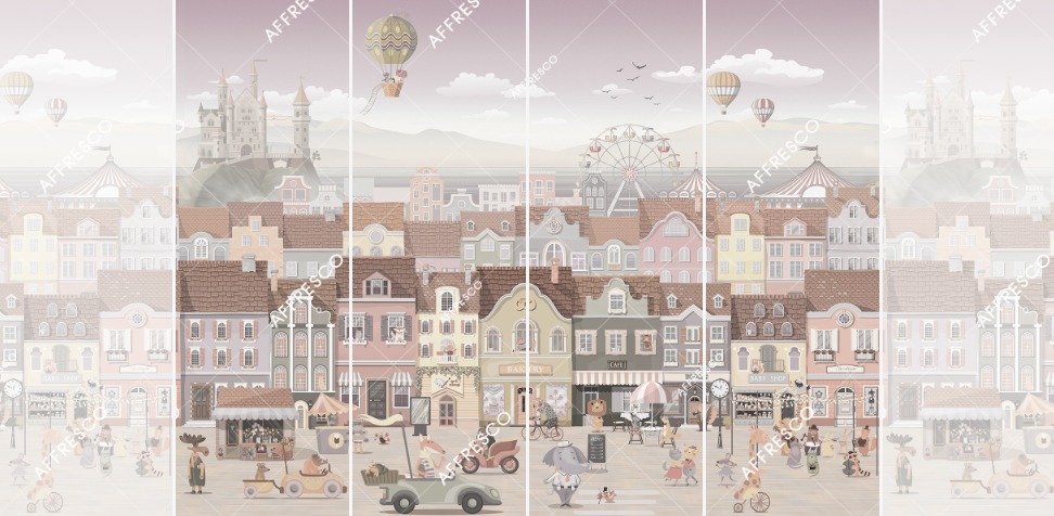 Панно Affresco Сказки ZK673-COL3 2x2,68 м