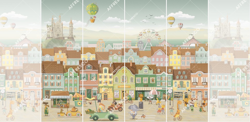 Панно Affresco Сказки ZK673-COL4 2x2,68 м