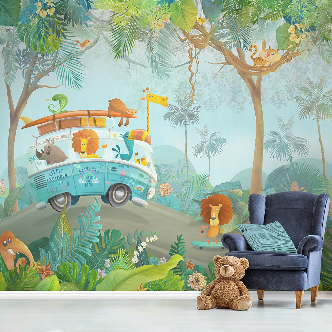 Панно Affresco Сказки ML664-COL1 2x2,68 м фото в интерьере