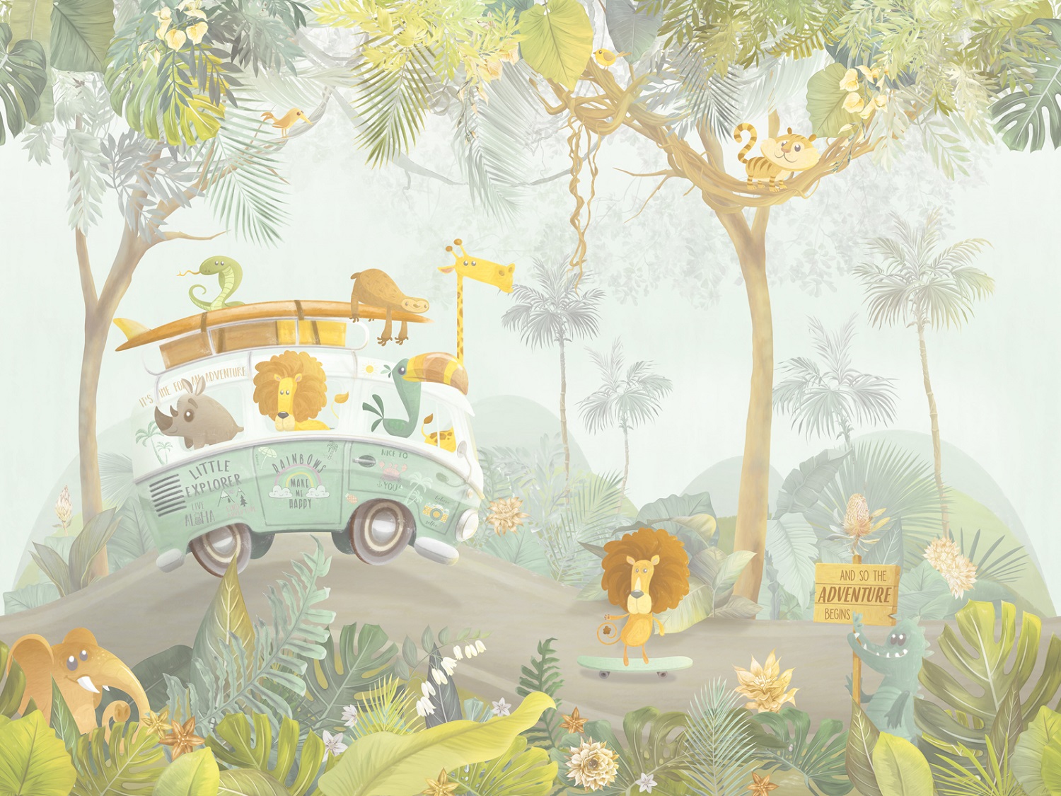 Панно Affresco Сказки ML664-COL2 2x2,68 м