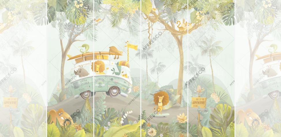 Панно Affresco Сказки ML664-COL2 2x2,68 м