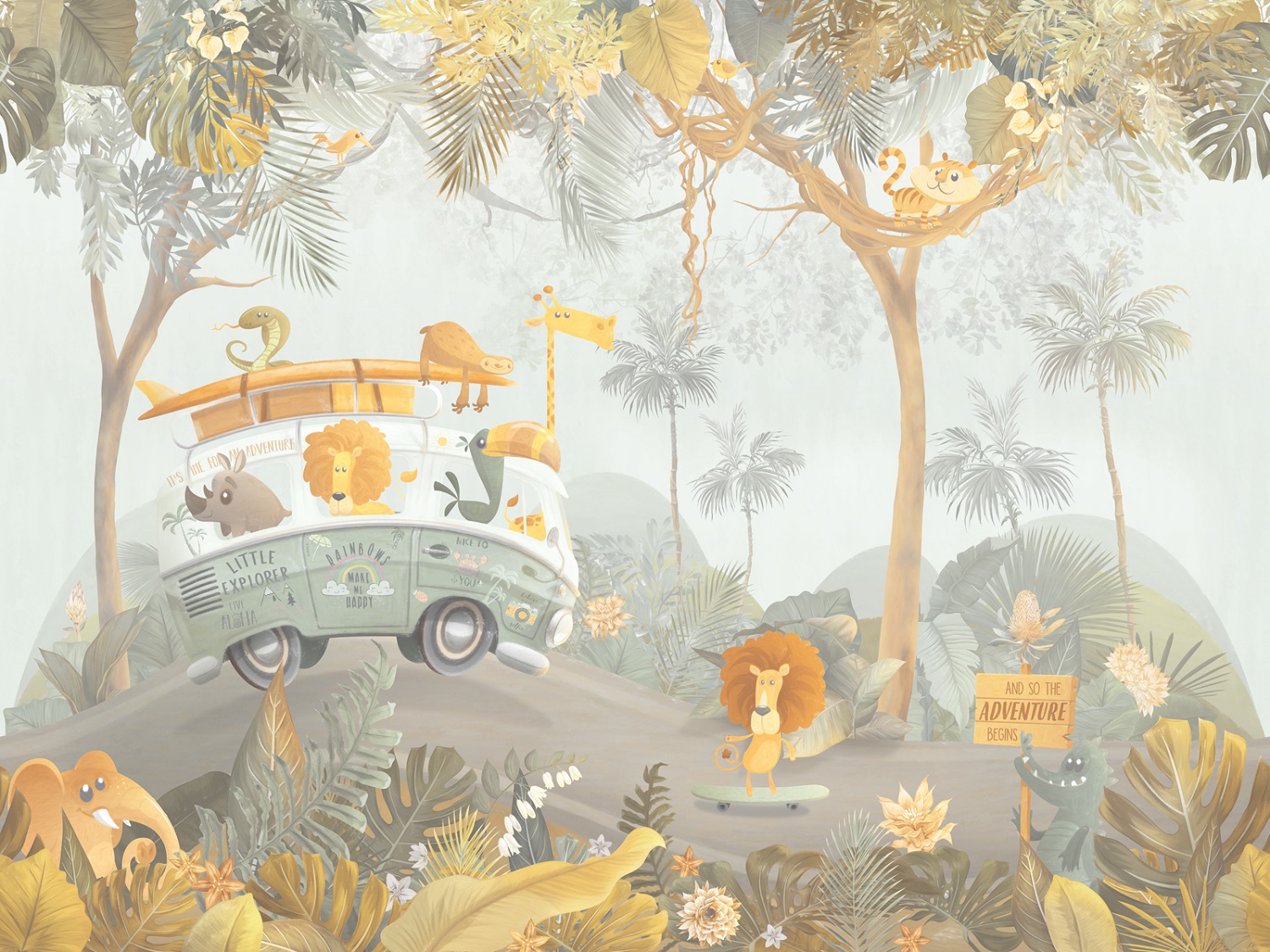 Панно Affresco Сказки ML664-COL3 2x2,68 м