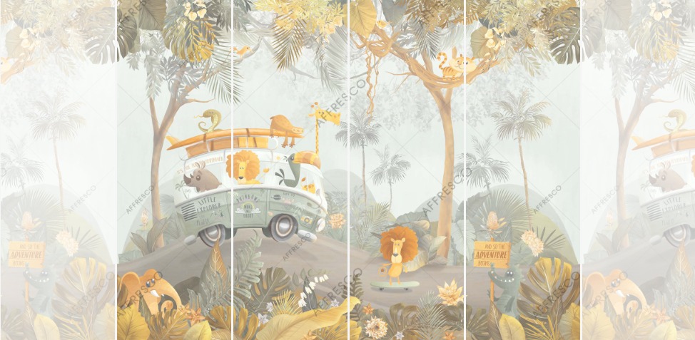 Панно Affresco Сказки ML664-COL3 2x2,68 м