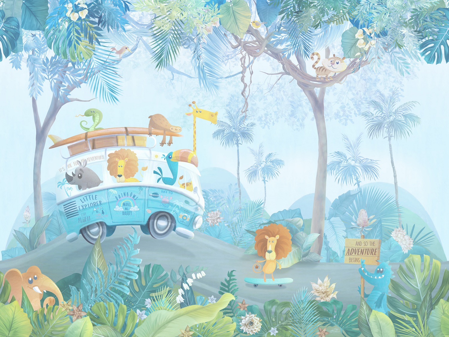 Панно Affresco Сказки ML664-COL4 2x2,68 м