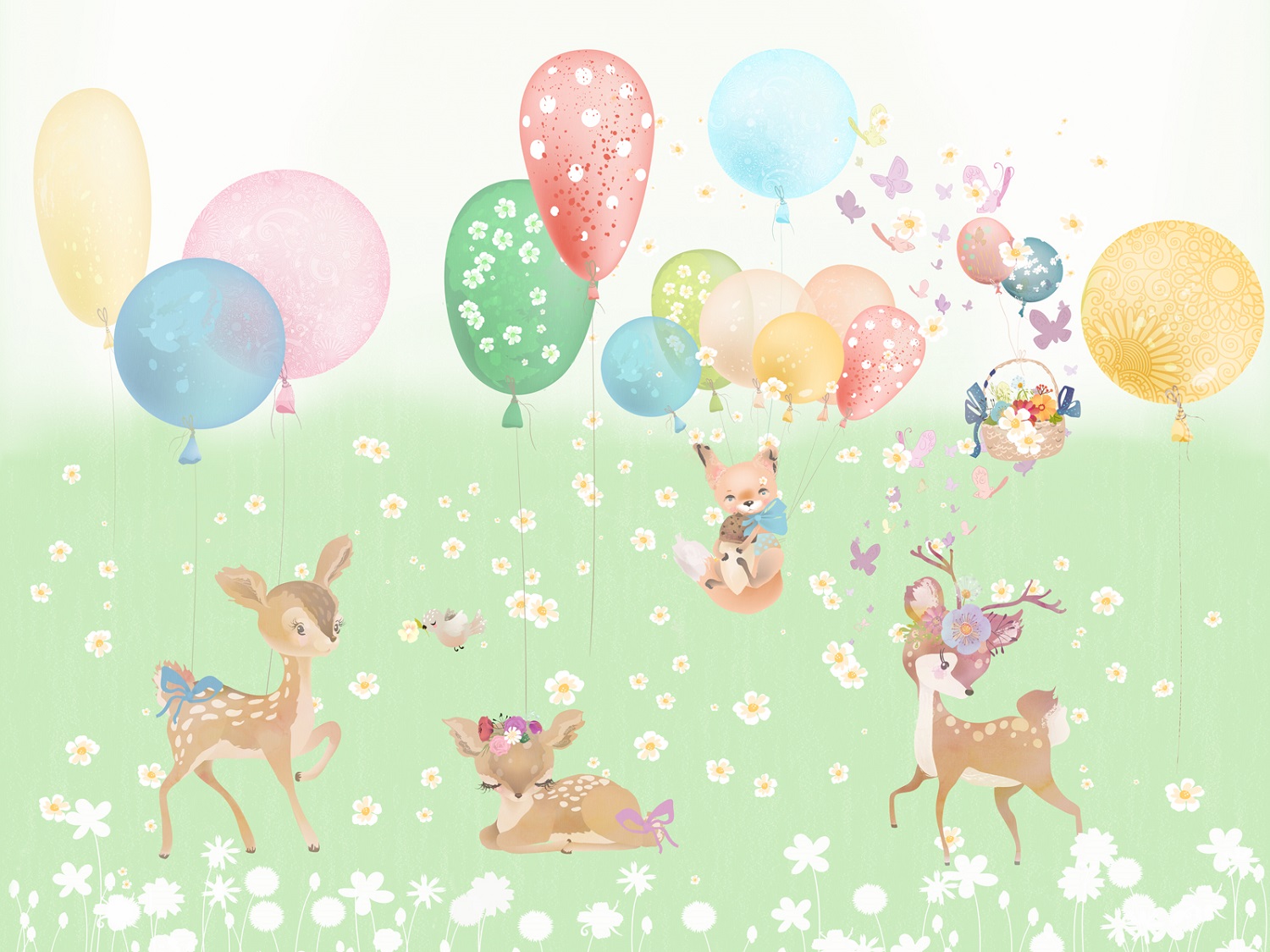 Панно Affresco Сказки SN665-COL1 2x2,68 м