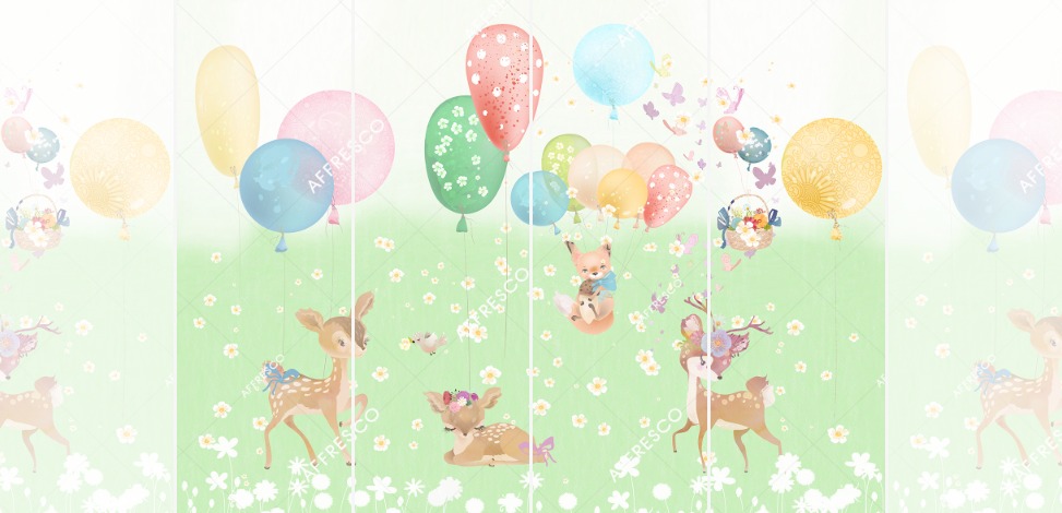 Панно Affresco Сказки SN665-COL1 2x2,68 м