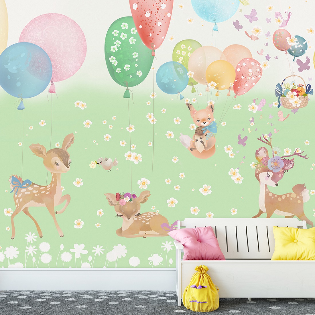 Панно Affresco Сказки SN665-COL1 2x2,68 м фото в интерьере