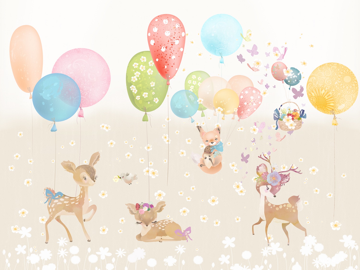 Панно Affresco Сказки SN665-COL2 2x2,68 м