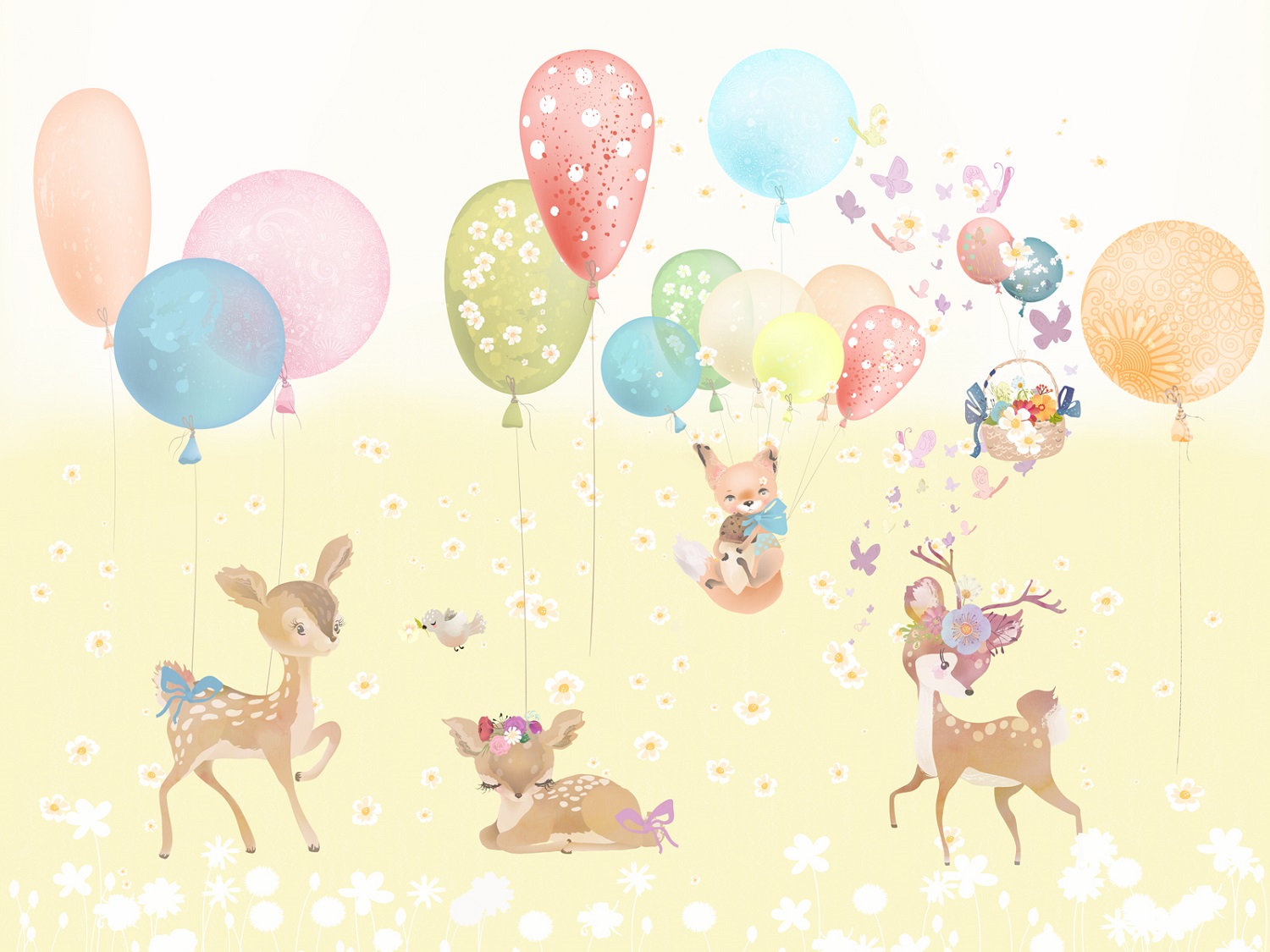 Панно Affresco Сказки SN665-COL3 2x2,68 м