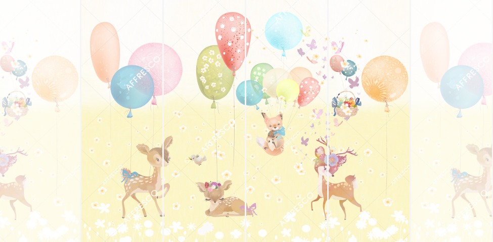 Панно Affresco Сказки SN665-COL3 2x2,68 м