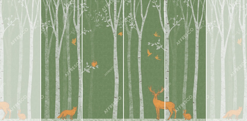 Панно Affresco Сказки ZK631-COL1 2x2,68 м