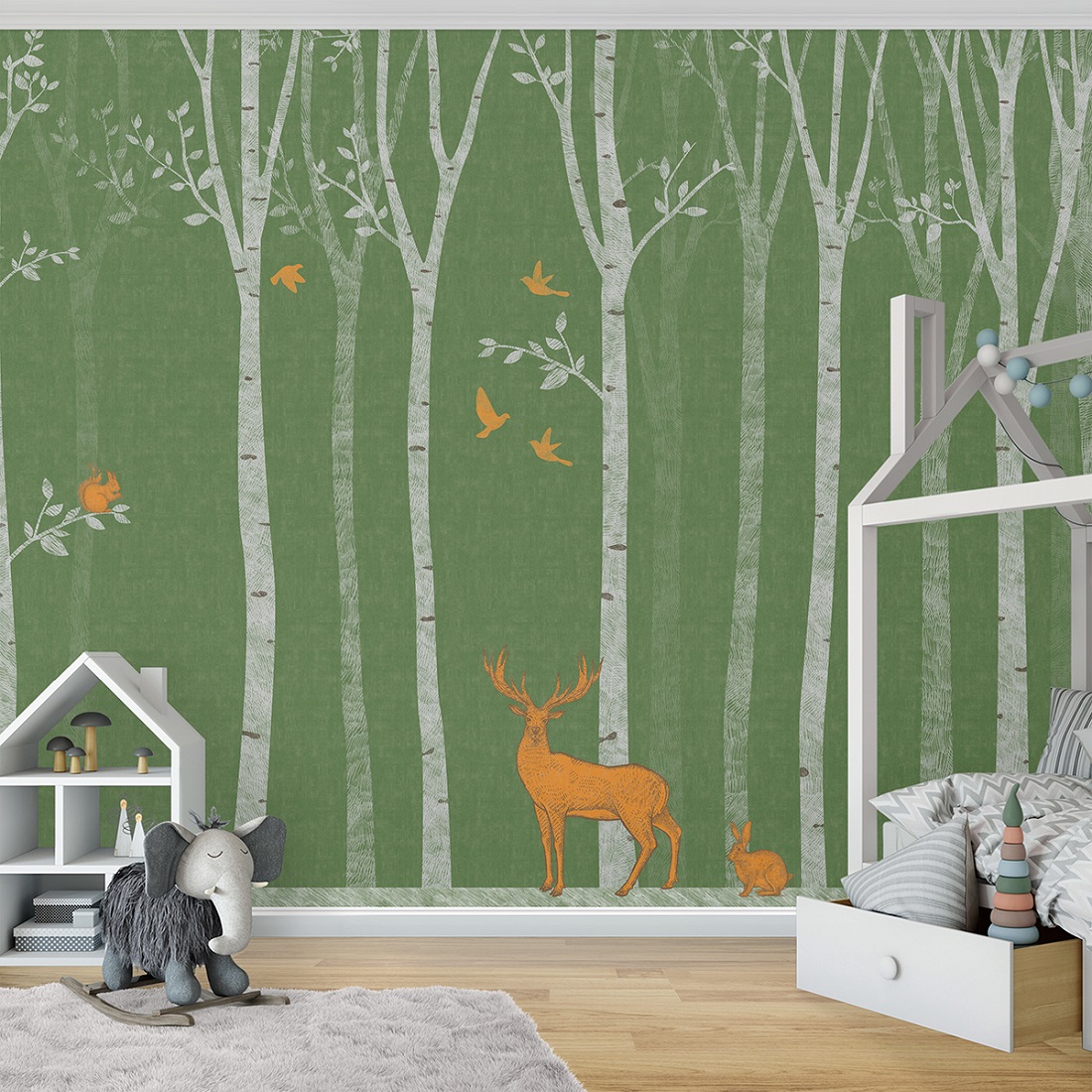 Панно Affresco Сказки ZK631-COL1 2x2,68 м фото в интерьере