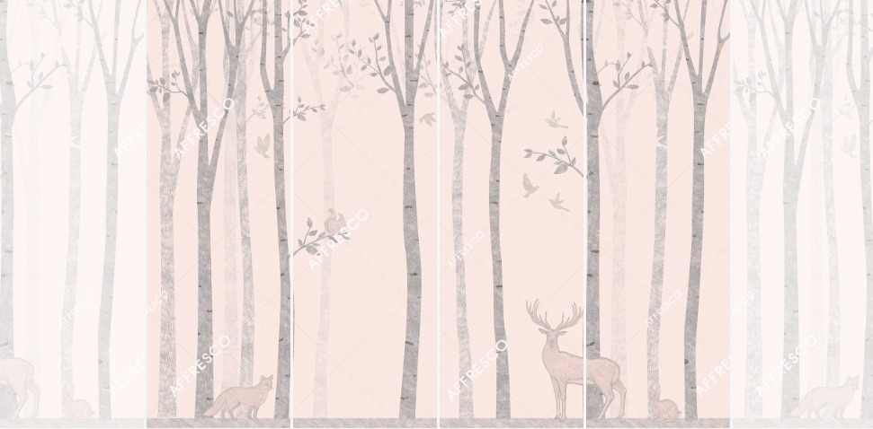 Панно Affresco Сказки ZK631-COL2 2x2,68 м