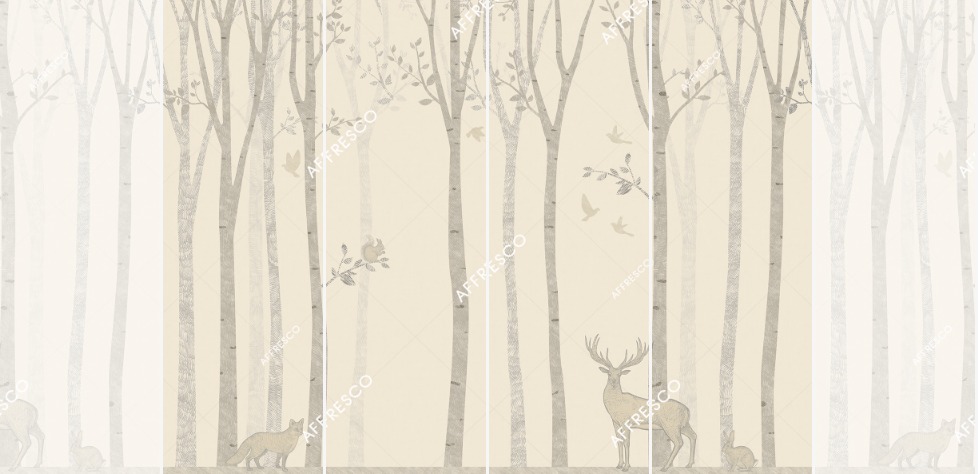 Панно Affresco Сказки ZK631-COL3 2x2,68 м