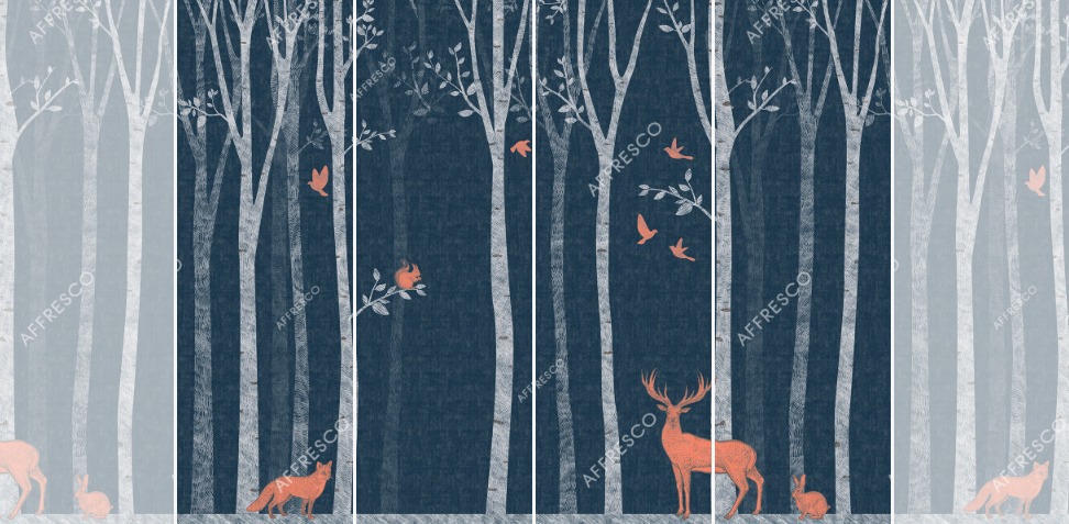 Панно Affresco Сказки ZK631-COL4 2x2,68 м