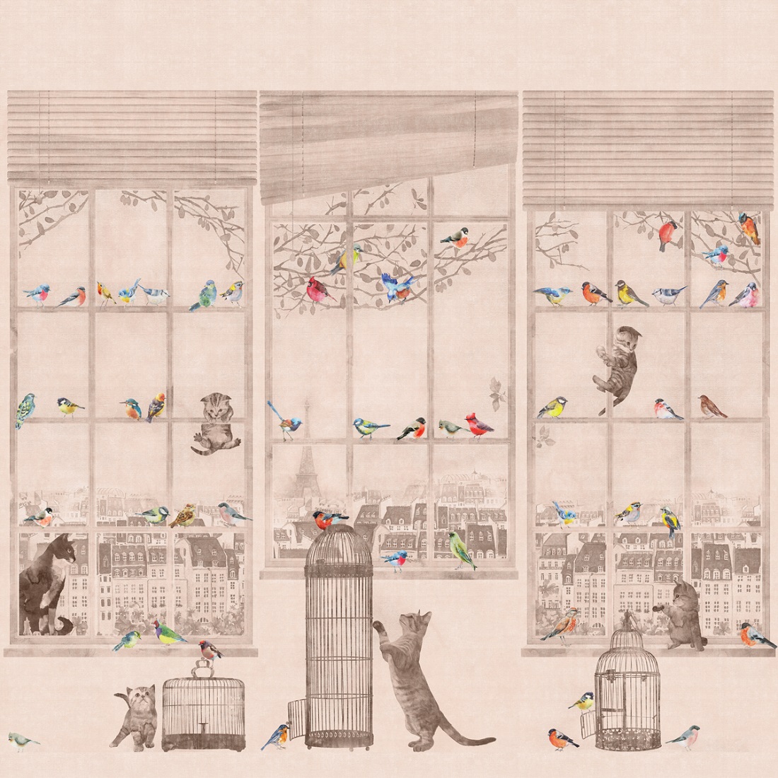 Панно Affresco Сказки AB668-COL1 2x2,01 м