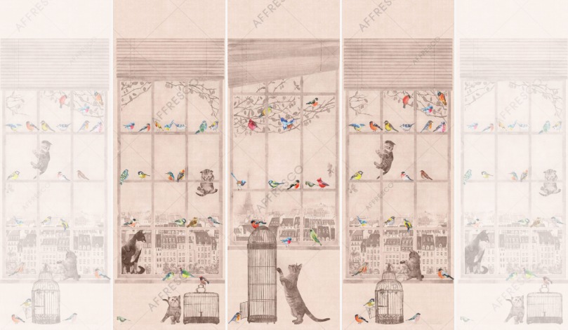 Панно Affresco Сказки AB668-COL1 2x2,01 м