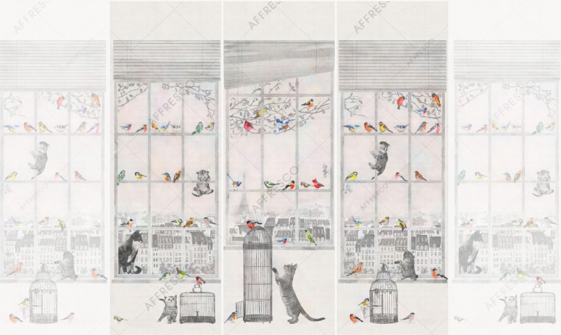 Панно Affresco Сказки AB668-COL2 2x2,01 м