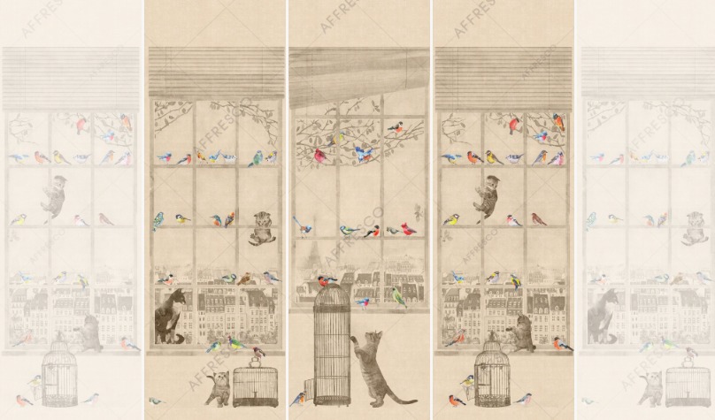 Панно Affresco Сказки AB668-COL3 2x2,01 м