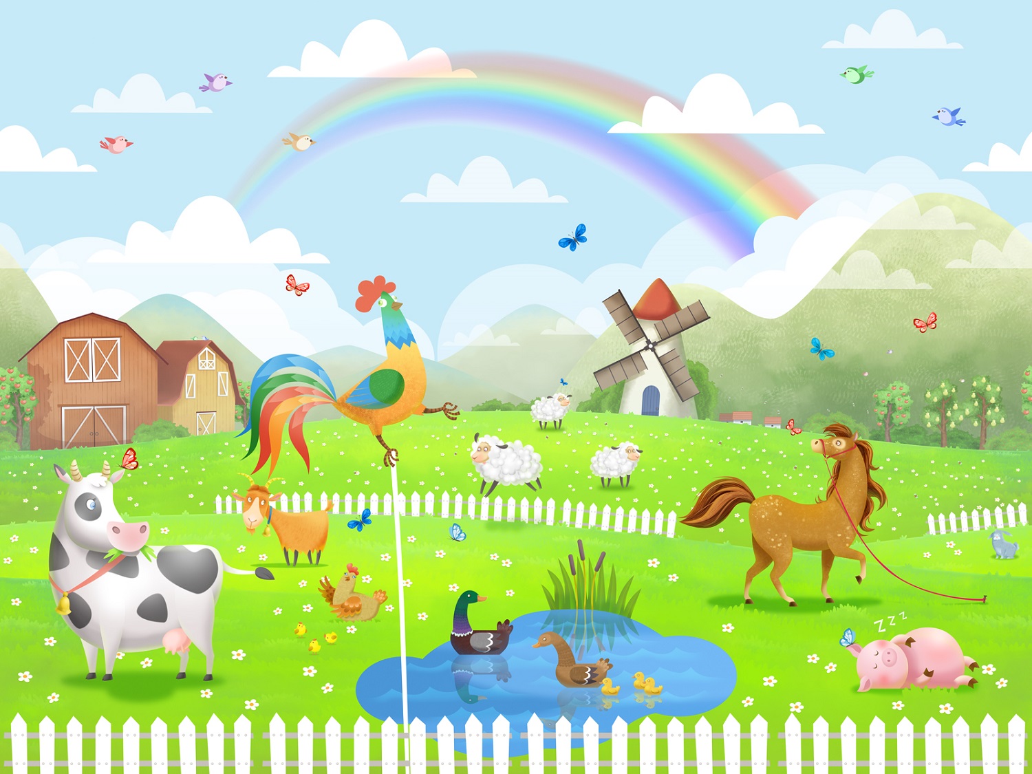 Панно Affresco Сказки IL662-COL1 2x2,68 м