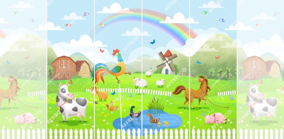 Панно Affresco Сказки IL662-COL1 2x2,68 м