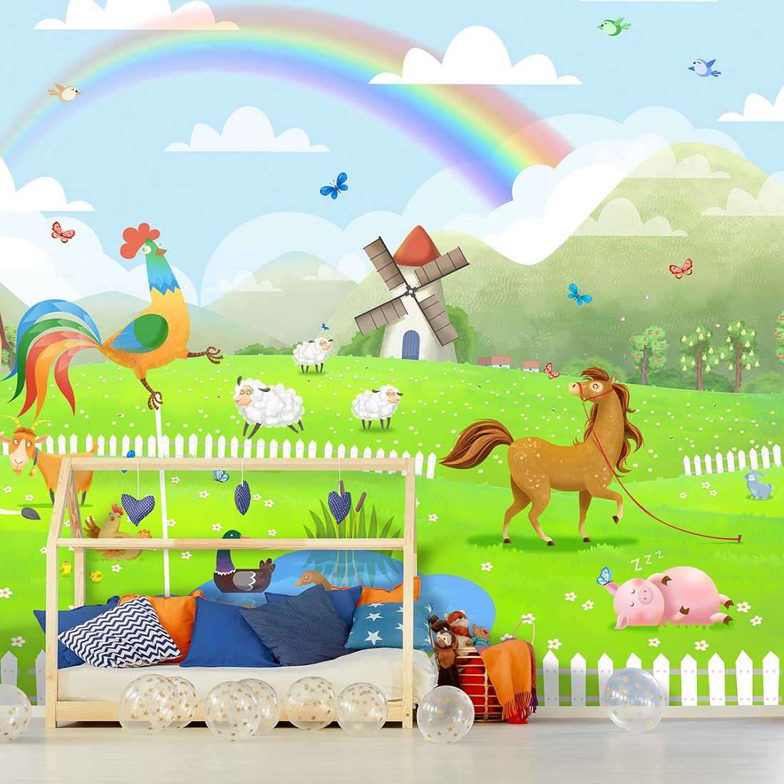 Панно Affresco Сказки IL662-COL1 2x2,68 м фото в интерьере