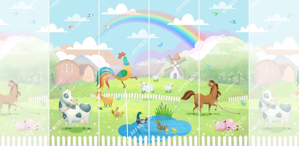 Панно Affresco Сказки IL662-COL3 2x2,68 м