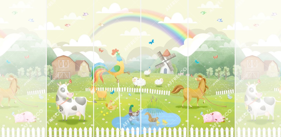 Панно Affresco Сказки IL662-COL4 2x2,68 м