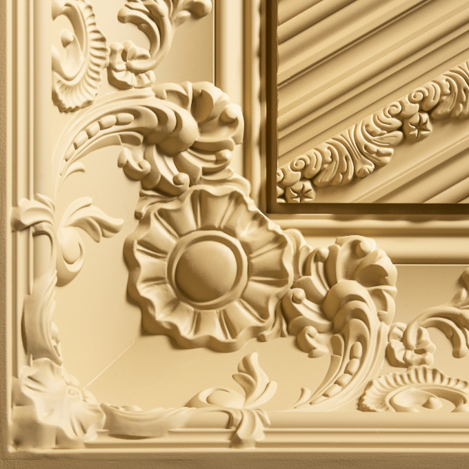 Стеновая панель под покраску Orac Decor New Classic Chevron W130 2000×400×20 фото в интерьере