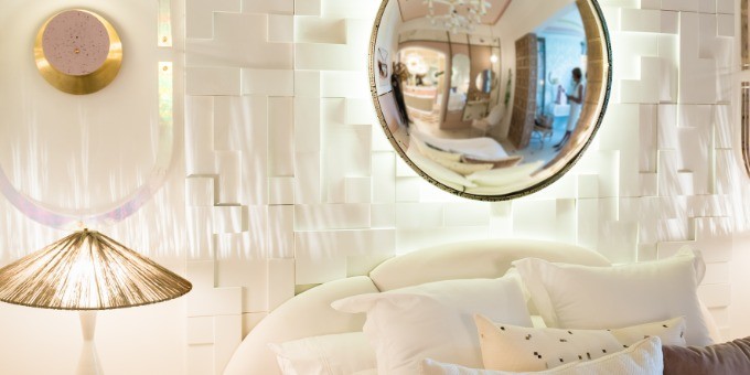 Стеновая панель под покраску Orac Decor Modern Cubi W102 333×333×25 фото в интерьере