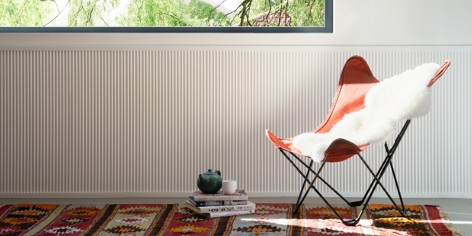 Стеновая панель под покраску Orac Decor Modern Zigzag W108 2000×250×18 фото в интерьере