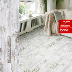 Пробковый пол клеевой Corkstyle Loft Bone 1235×305×6