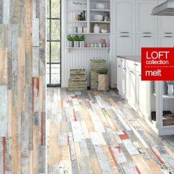 Пробковый пол клеевой Corkstyle Loft Melt 1235×305×6
