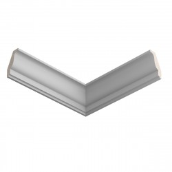Потолочный плинтус ЛДФ под покраску Ultrawood CR 0025 2440×25,4×40