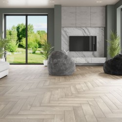 Кварцвиниловый SPC ламинат Alpine Floor Parquet Light Дуб Натуральный отбеленный ECO 13-5 венгерская елка 600×125×4