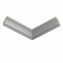 Потолочный плинтус ЛДФ под покраску Ultrawood CR 014 2440×30×31