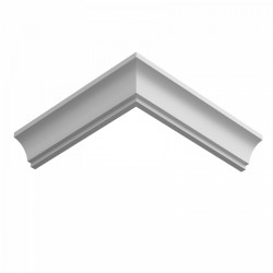 Потолочный плинтус ЛДФ под покраску Ultrawood CR 014 2440×30×31