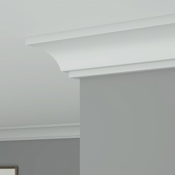 Потолочный плинтус ЛДФ под покраску Ultrawood CR 014 2440×30×31