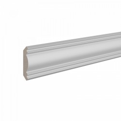 Потолочный плинтус ЛДФ под покраску Ultrawood CR 0021 2440×46×46